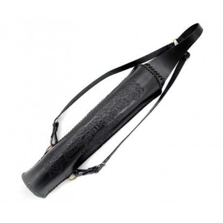 Herbis kołczan półokrągły pleciony rzemieniem Gotlandia: Celtycki