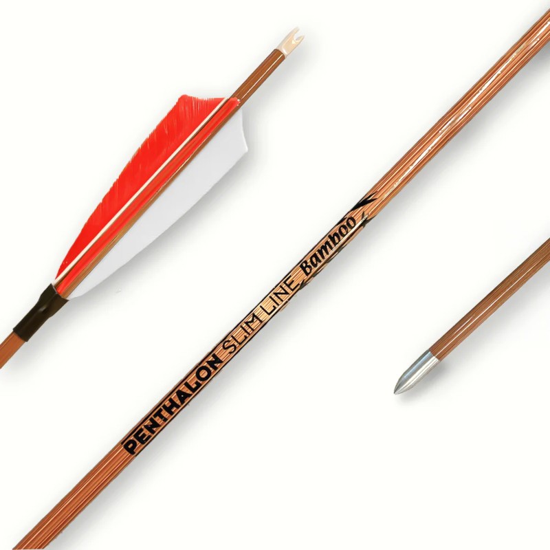 Strzały karbonowe Bearpaw Slim Line Bamboo (12 szt.)