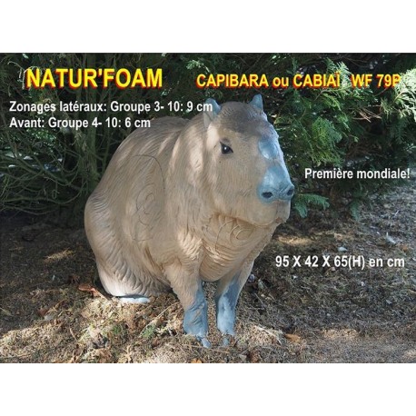 Cel łuczniczy 3D Natur Foam Kapibara